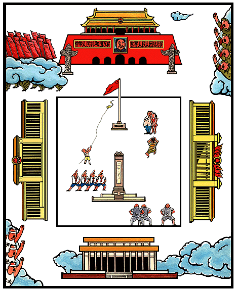 Tiananmen Square map